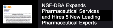 NSF-DBA Expands & Hires New Experts PDF